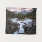 Waterval | Nationaal Park Jasper, Canada Wandkleed (Voorkant (horizontaal))