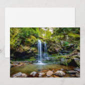 Waterval | Nationaal park Smokey Mountain Bedankkaart (Voorkant / Achterkant)