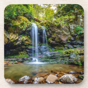 Waterval   Nationaal park Smokey Mountain Bier Onderzetter