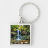 Waterval | Nationaal park Smokey Mountain Sleutelhanger (Voorkant)