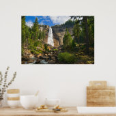 Waterval | Nationaal park Yosemite Poster (Keuken)