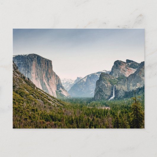Waterval | Nationaal park Yosemite Valley Briefkaart (Voorkant)