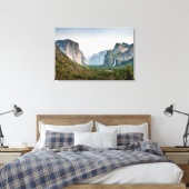 Waterval | Nationaal park Yosemite Valley Canvas Afdruk (Insitu (Slaapkamer))