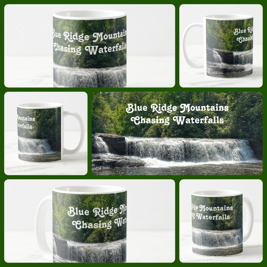 Waterval NC Blue Ridge Mountains Koffiemok