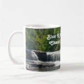 Waterval NC Blue Ridge Mountains Koffiemok (Links)