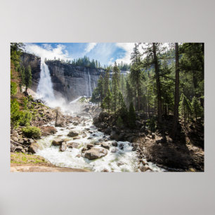 Waterval Nevada Herfst, Yosemite, CA Poster
