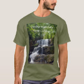 Waterval Noord-Carolingebergte T-shirt (Voorkant)