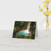 Waterval Notecard Kaart (Gele Bloem)
