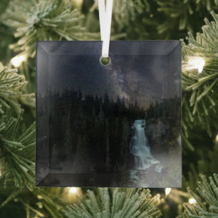 Waterval Olympisch park Whistler Glas Ornament