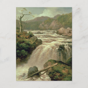 Waterval op de Neath, South Wales Briefkaart