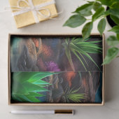 Waterval op een verre planeet tissuepapier (Geschenk)