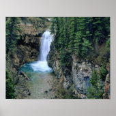 Waterval op Herfsten Creek in Lewis en Clark Poster (Voorkant)