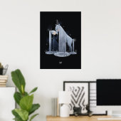 WATERVAL PAARD van Alexandra Dikaia Poster (Thuiskantoor)