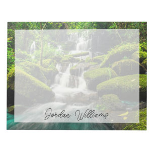 Waterval   Phu Tub Berk Mountain, Thailand Notitieblok