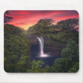 Waterval | Rainbow-Herfsten, Hilo, Hawaii Muismat (Voorkant)