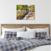 Waterval & riviercascade canvas afdruk (Insitu (Slaapkamer))