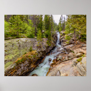 Waterval & riviercascade poster
