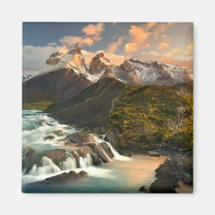 Waterval   Salto Grade Waterfall Patagonia Chili Magneet