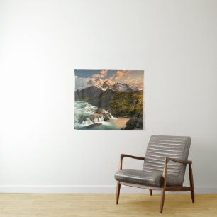 Waterval Salto Grade Waterfall Patagonia Chili Wandkleed