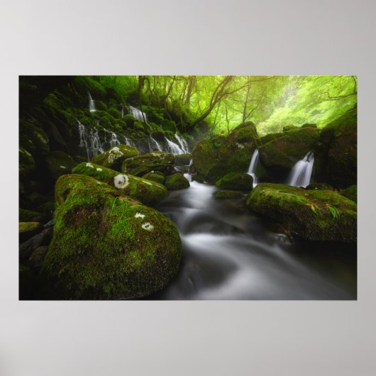 Waterval | Satoyama Kisakata Waterval Poster (Voorkant)