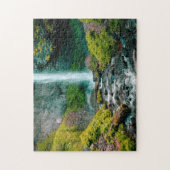 Waterval Schilderachtig puzzelberg Kunstcomplexen Legpuzzel (Verticaal)