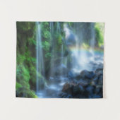 Waterval | Shinmata Ravine, Japan Wandkleed (Voorkant (horizontaal))