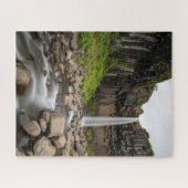 Waterval | Svartifoss Waterfall, IJsland Legpuzzel (Horizontaal)