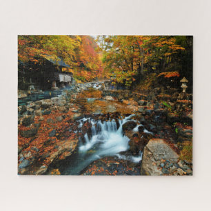 Waterval Takaragawa Onsen Osenkaku, Japan Legpuzzel