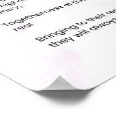 Waterval tussen geliefden Verheffend gedicht Poste Poster (Hoek)