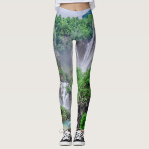 Waterval van de meren van Plitvice Leggings