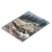 Waterval van de viskreek in de vallei van Cascade  Notitieboek (Linkerzijde)