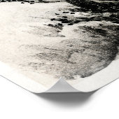 Waterval van Kono Bairei (1844-1895) Poster (Hoek)