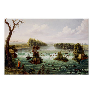 Waterval van Saint Anthony door Henry Lewis Perfect Poster