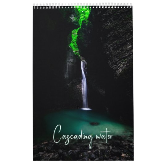Waterval van waterkalenders kalender (Hoes)