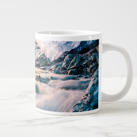 Waterval | Vatnajokull Glacier, Oost-IJsland Extra Grote Beker (Rechts)