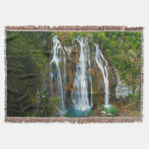 Waterval verhoogd zicht, Kroatië Deken