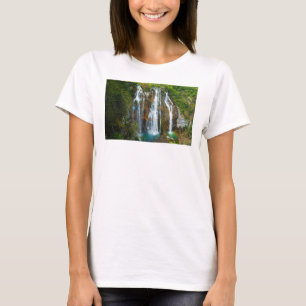 Waterval verhoogd zicht, Kroatië T-shirt