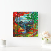 Waterval Vierkante Klok (Huis)