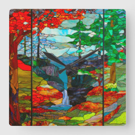 Waterval Vierkante Klok