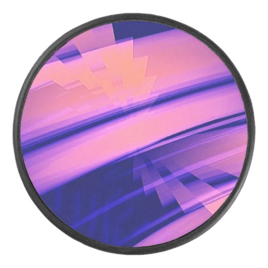 WATERVAL WATER ABSTRACT HOCKEY PUCK (Voorkant)