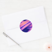 WATERVAL WATER ABSTRACT RONDE STICKER (Envelop)