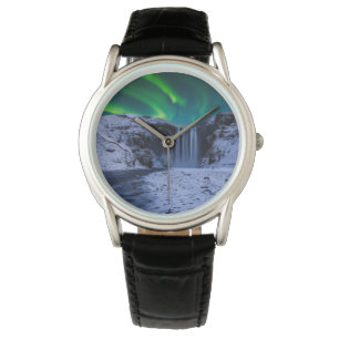 Waterval   Waterval Skógafoss Horloge