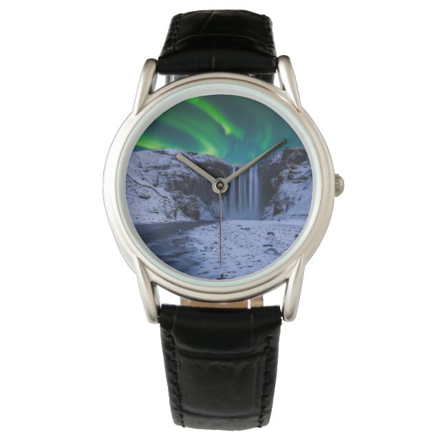 Waterval | Waterval Skógafoss Horloge (Voorkant)