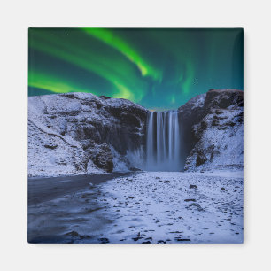 Waterval   Waterval Skógafoss Magneet