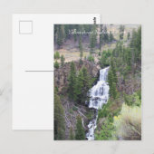 Waterval, Yellowstone National Park, Briefkaart (Voorkant / Achterkant)