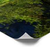 Waterval | Yosemite Herfsten, Californië Poster (Hoek)