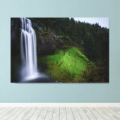 Watervalbos Canvas Afdruk (Insitu (Houten vloer))