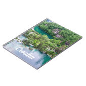 Watervalcascade in Plitvice Lakes Park, Kroatië Notitieboek (Linkerzijde)