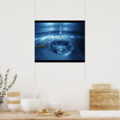 watervalkroon poster (Keuken)