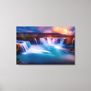 Watervallen Canvas Afdruk